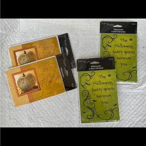 Halloween Invitation Card Set of 2 Styles